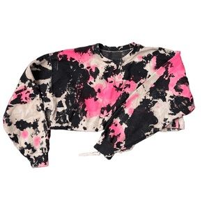 Carmar LF Tie Dye Cropped Sweatshirt